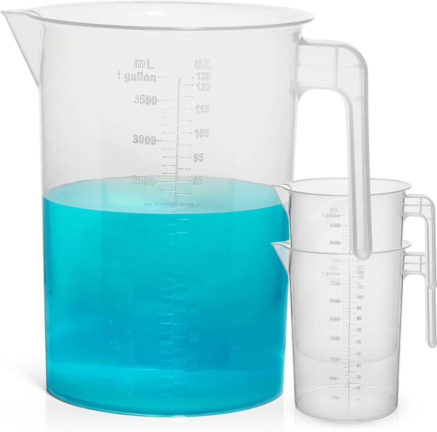 1 Gallon Measuring Pitcher 3-Pack for Accurate Mixing Needs