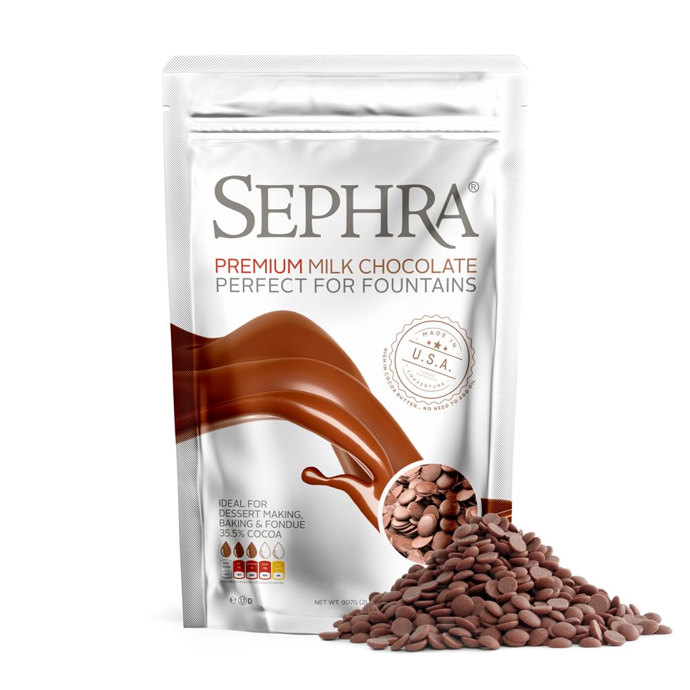 Sephra Fountain-ready Premium Milk Chocolate for Melting 2lb