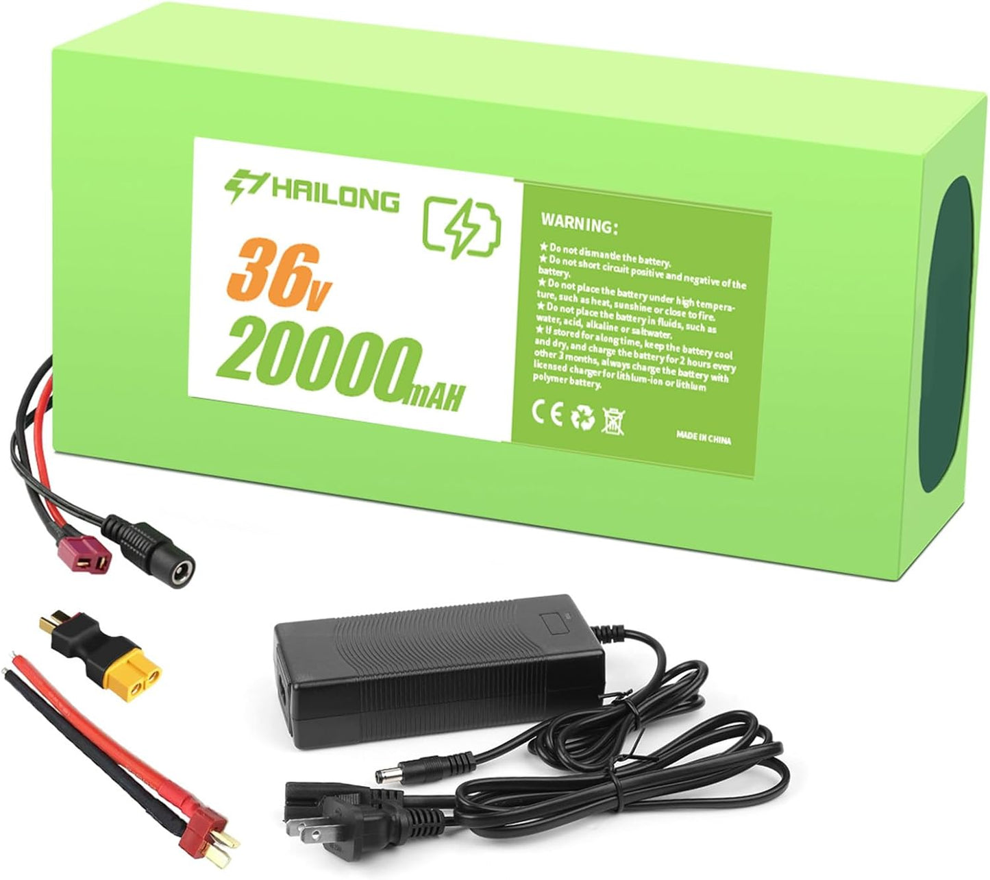 H HAILONG 36V 20Ah Lithium Battery for E-bike and Scooter