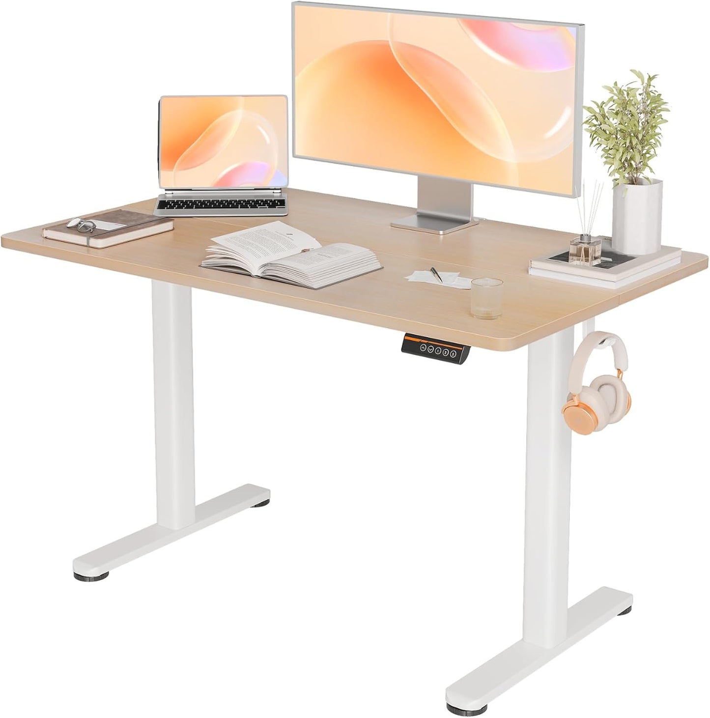 YDN 48x24 Electric Standing Desk - Adjustable Height for Comfort & Productivity