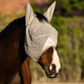Horse Fly Mask with Ears and Built-in Visor - Breathable UV Eye