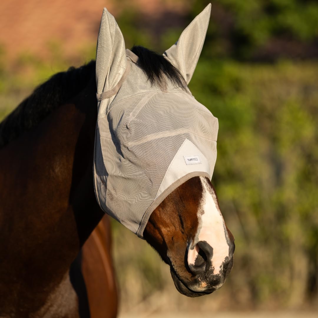 Horse Fly Mask with Ears for Ultimate UV Protection and Comfort