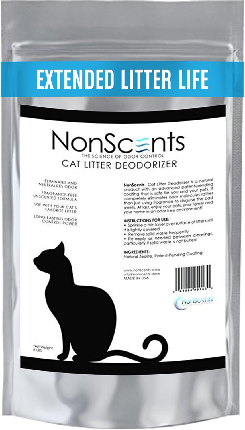 NonScents Cat Litter Deodorizer for Complete Odor Elimination
