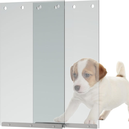 2pack Dog Door Replacement Flaps for XL Dog Doors, 9 3/4in x 17