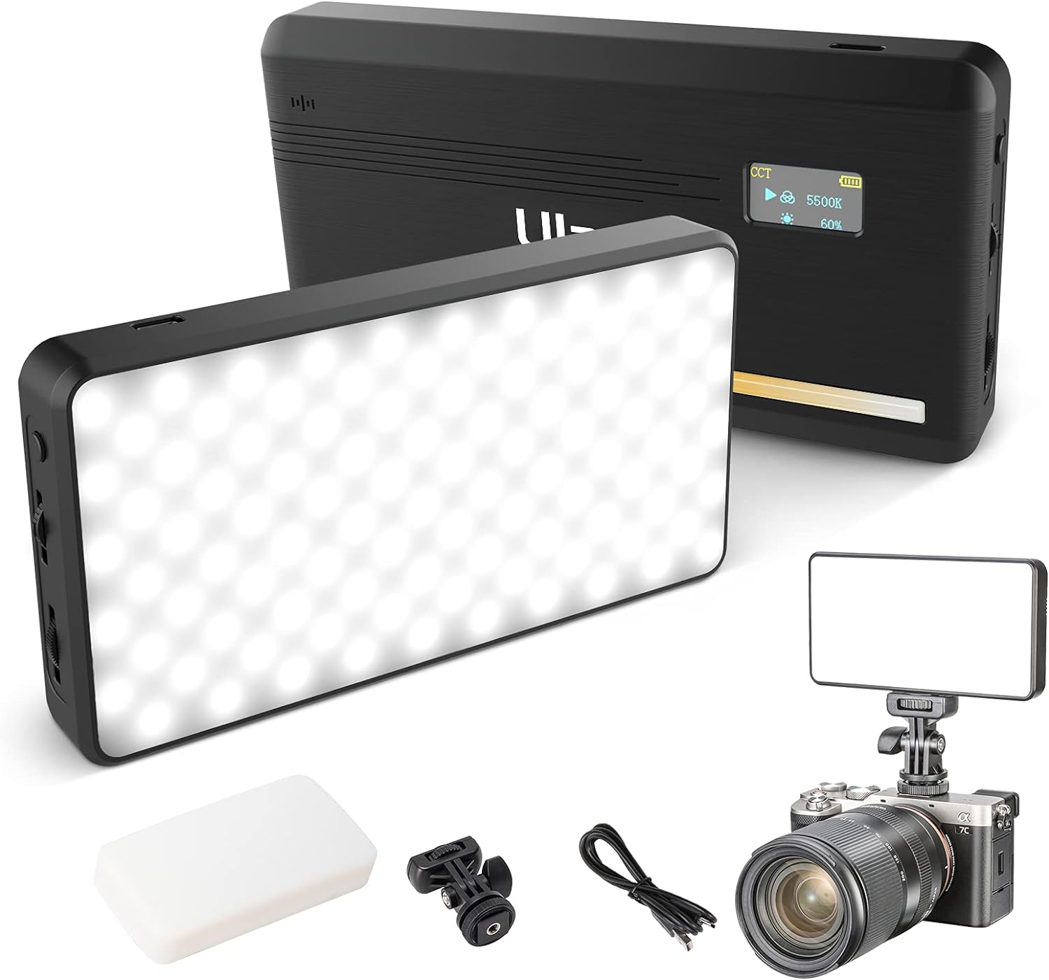 ULANZI VL200 Bi-Color LED Video Light for Perfect Lighting