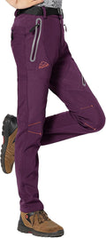 Womens Waterproof Insulated Snow Pants - Fleece Thermal Comfort