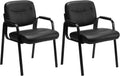 Office Reception Guest Chair Set of 2 - Comfortable Stationary Waiting