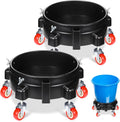 5 Gallon Bucket Dolly with 5 Swivel Casters - Mobile Bucket Support