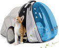 Dual Expandable Polarized Blue Cat Backpack Carrier - Fits up to 20