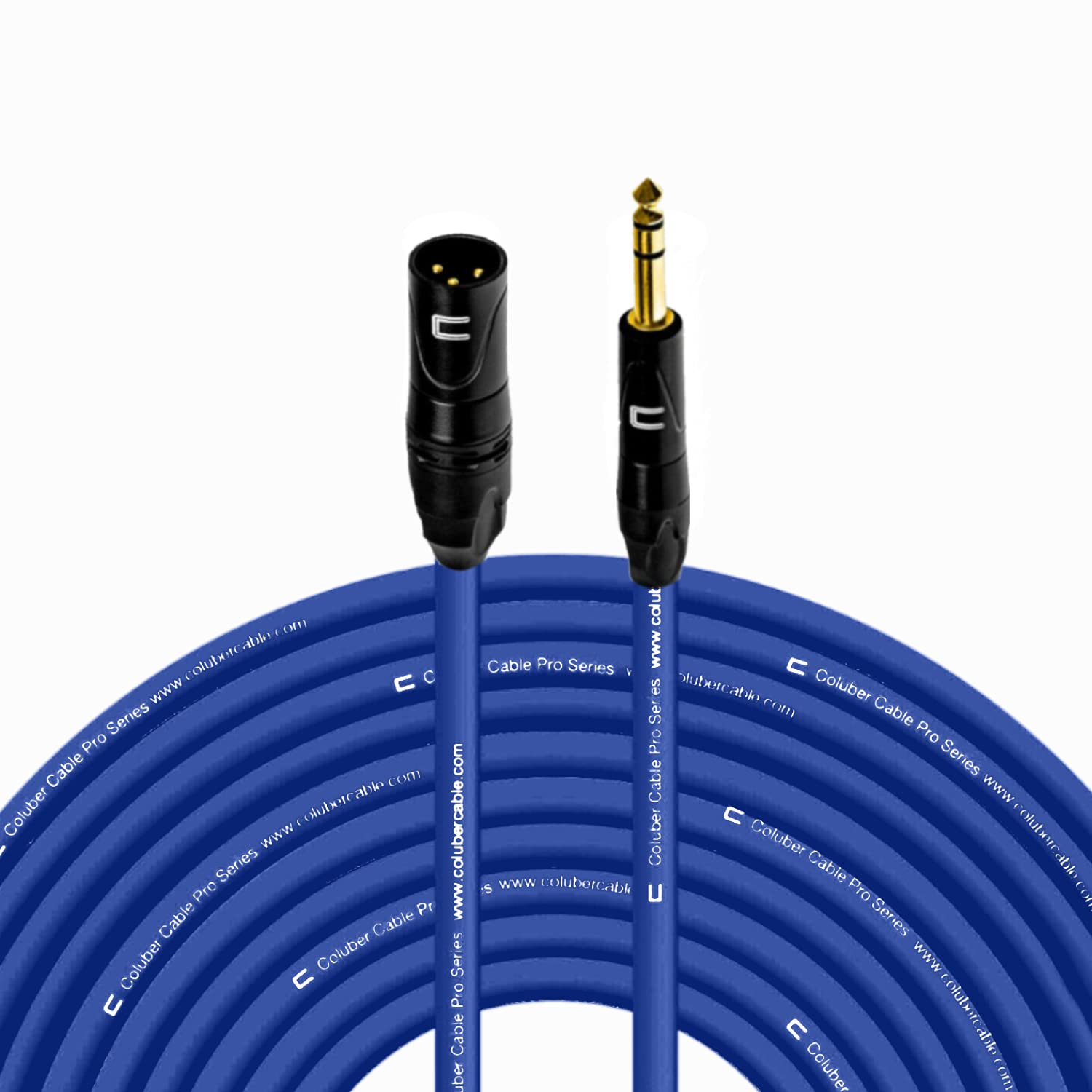 Balanced XLR Cable Male to 1/4 TRS - 100 Feet for Sound