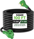 RVGUARD 25 Amp 100 Foot RV Extension Cord - Heavy Duty Power