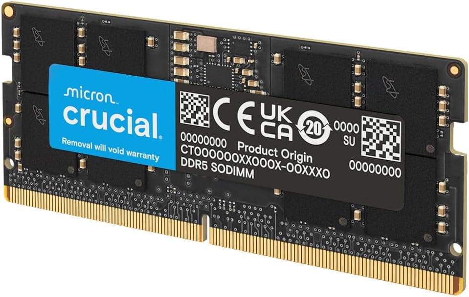 Crucial 64GB DDR5 RAM Laptop Memory Kit for Enhanced Performance