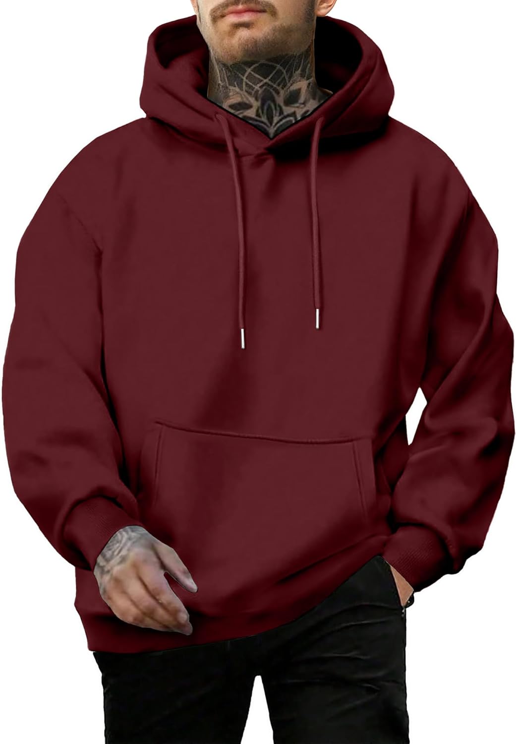 Premium Casual Cotton Hoodie Pullover for Men by PLEPAN