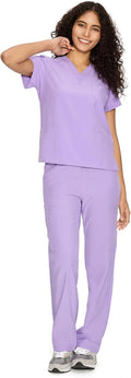 COZYFIT Scrubs for Women Set Medical Uniform - Comfort & 9 Pockets