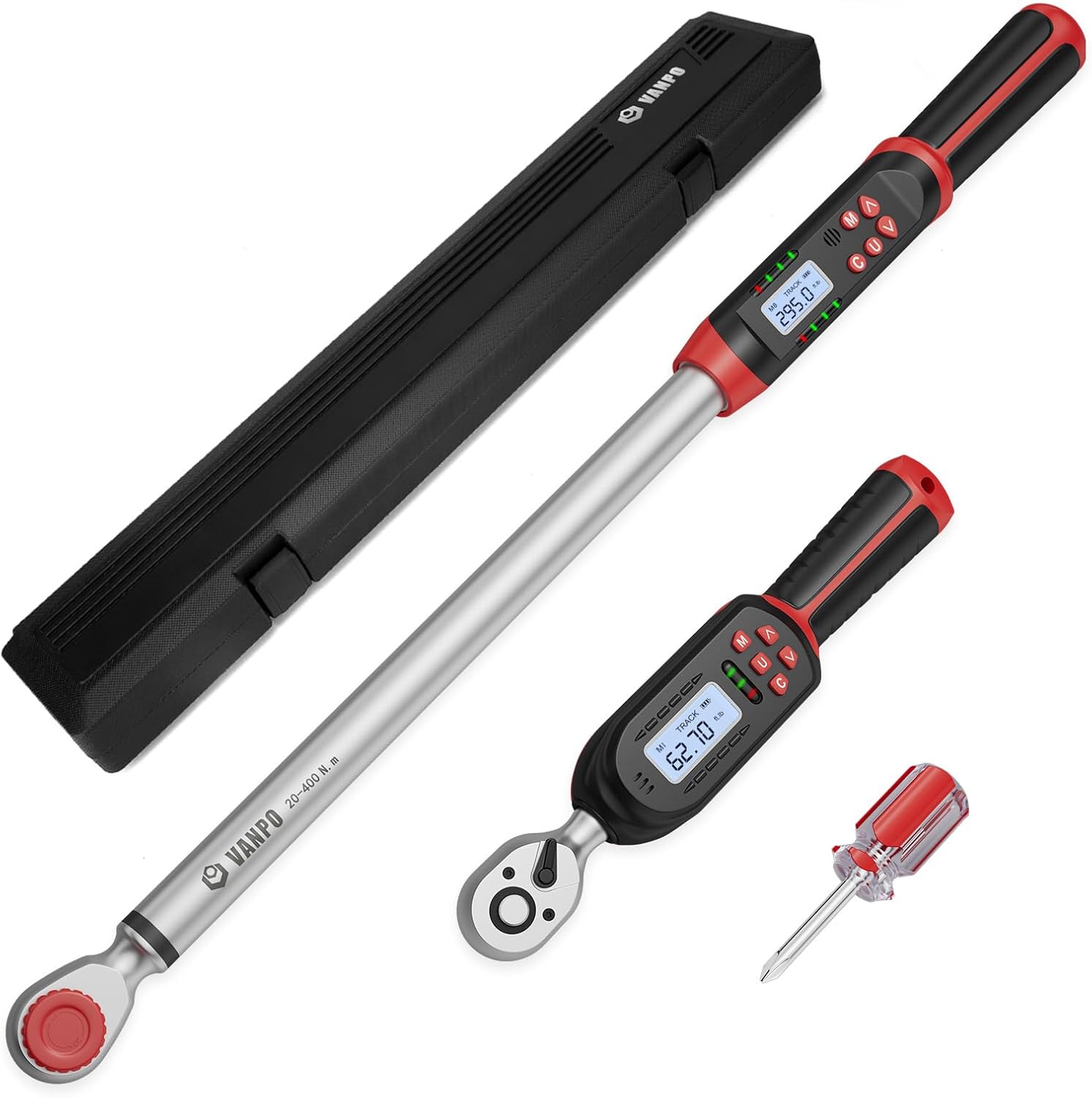 Digital Torque Wrench Set for Precision Bike, Moto, Car Use