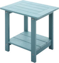 Double Adirondack Side Table Aruba - Weather Resistant Outdoor End