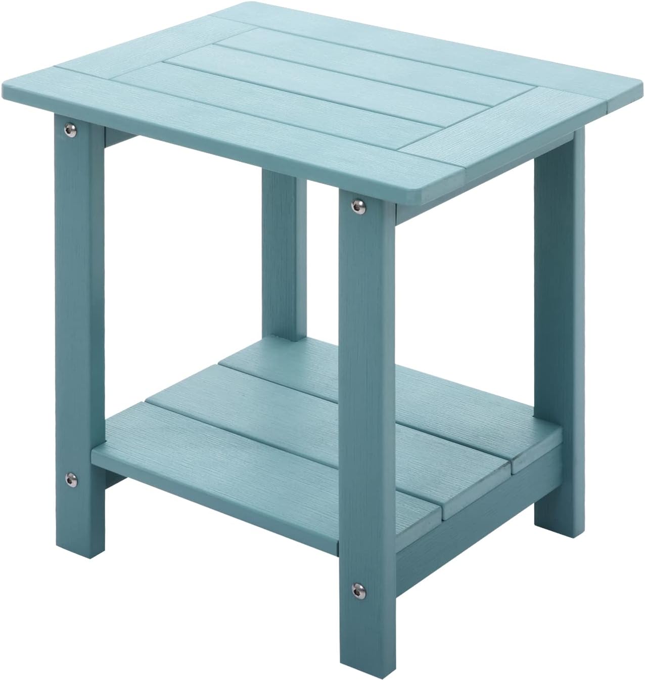 Double Adirondack Side Table for Outdoor Use, Weather Resistant
