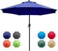 Sunnyglade 9Ft Patio Umbrella with 8 Ribs - Durable Patio Shade