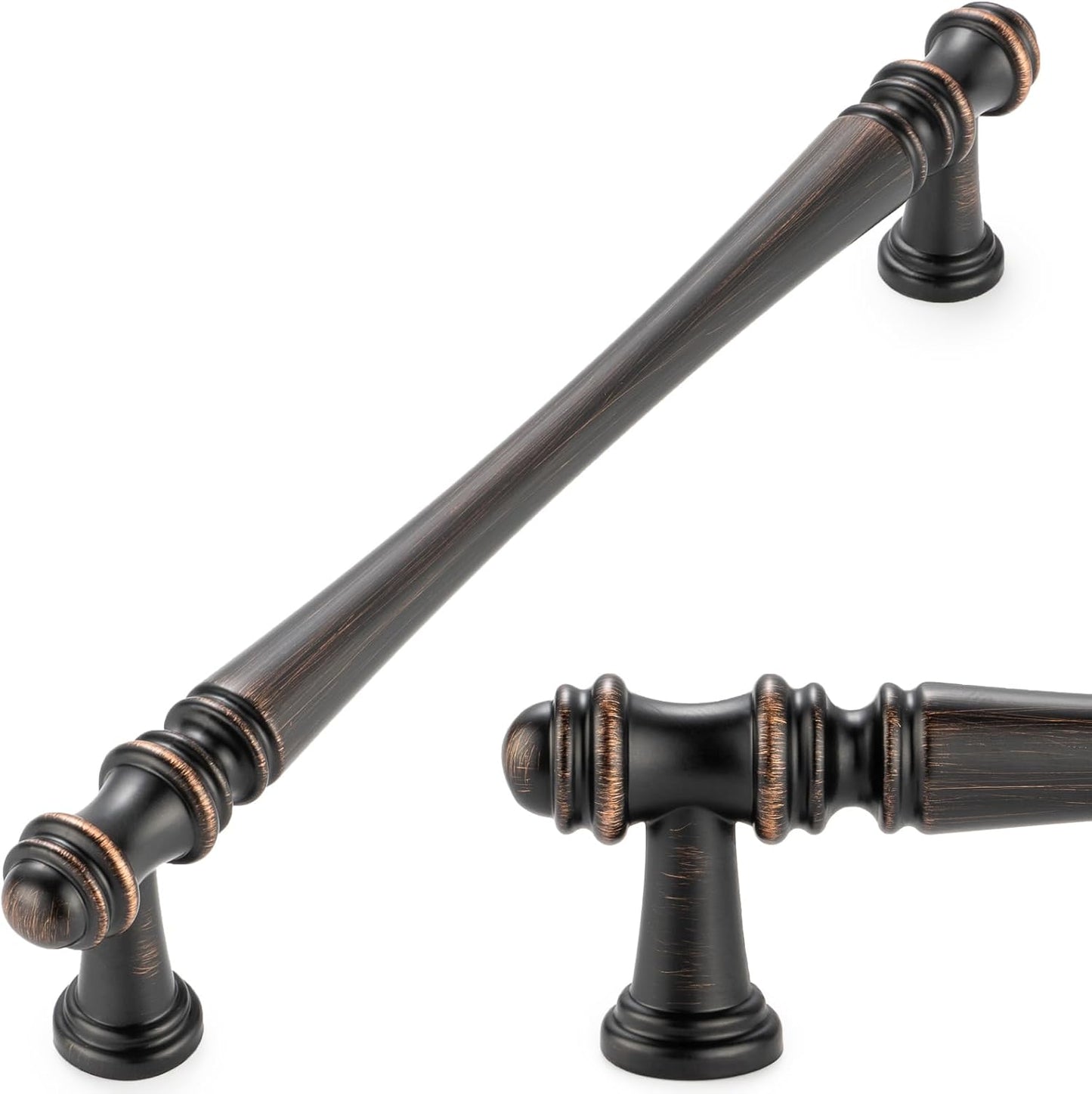 KOOFIZO Classical Cabinet Pulls - Oil Rubbed Bronze Handles