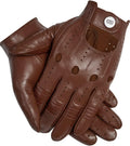GSG Men Genuine Leather Driving Gloves Sheepskin Black - Breathable is