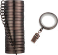 Cambria Designer Series 18 Count Easy Glide Curtain Rings - Oil Rubbed