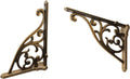Heavy Duty Solid Stand 12 in 4 Pack Antique Brass - Sturdy Vintage