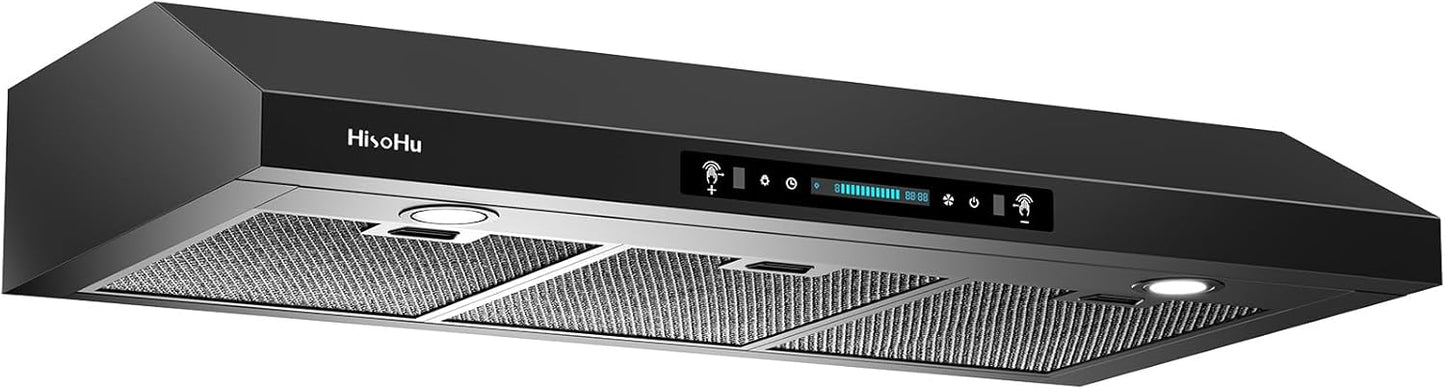 36 Inch Under Cabinet Range Hood with 900 CFM Power and Control