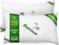 Memory Foam Pillows Queen Size Set of 2 - Cooling Shredded Comfort