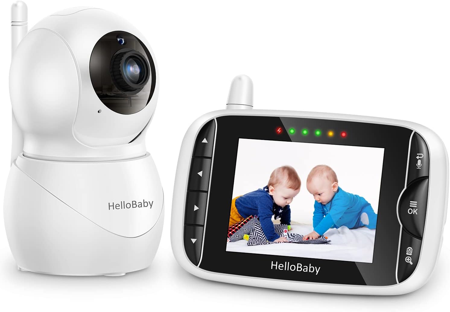 Clear Night Vision Baby Monitor - HelloBaby HB66pro