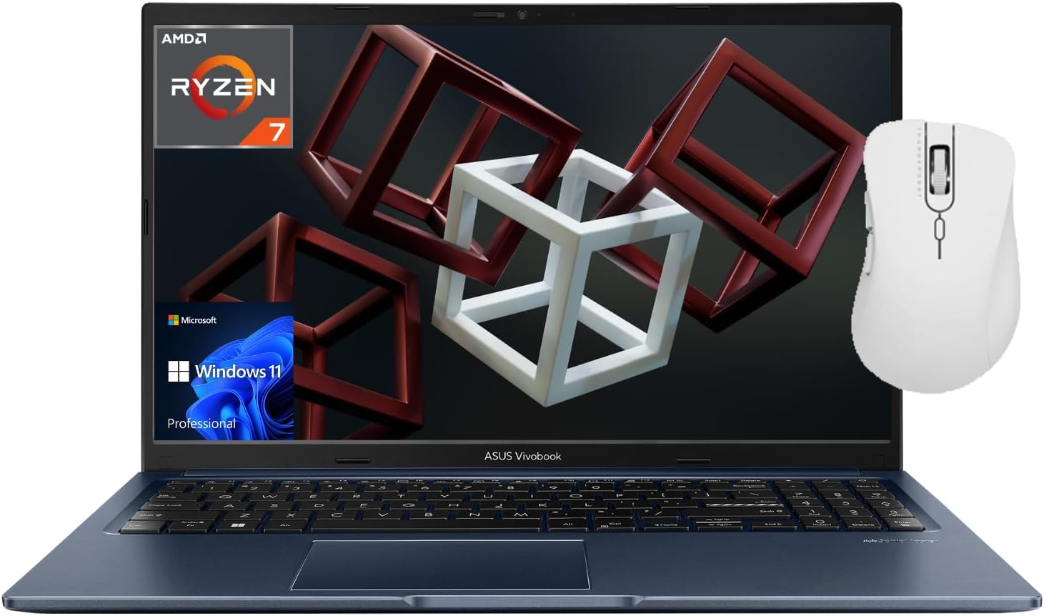 ASUS Vivobook 15.6 Ryzen 7 Business Laptop - Lightning Fast Performance!