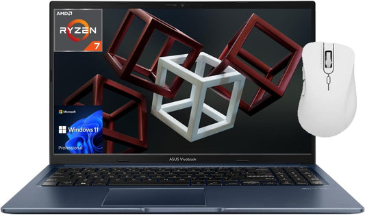 ASUS Vivobook 15.6 Ryzen 7 Business Laptop - Lightning Fast Performance!