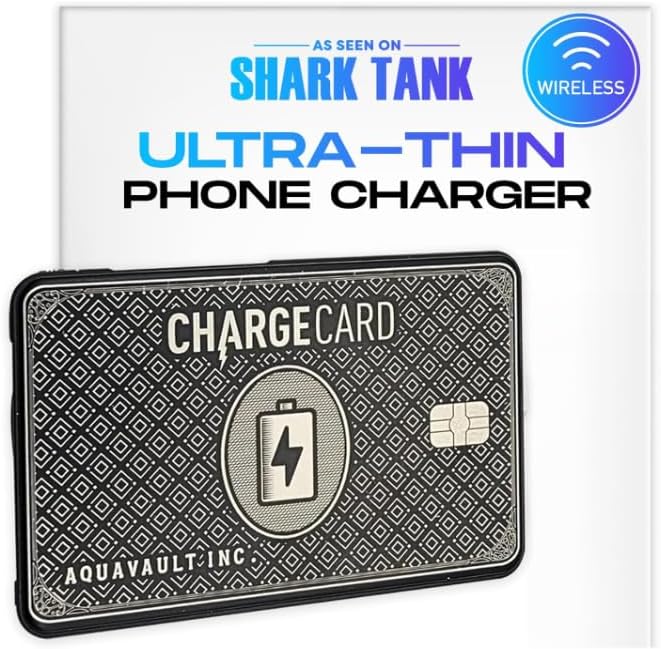 Ultra Thin Magnetic Power Bank. Wallet Sized. Fast Charge 5000mAh.
