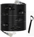 50FT 16 Gauge Outdoor Extension Cord with 7 Spaced Outlets