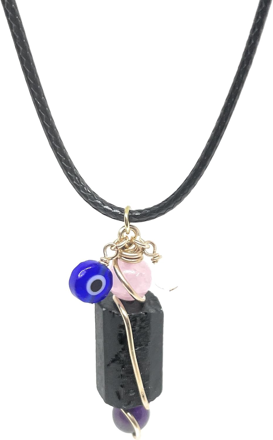 Handmade Pendant Empath Protection Crystals for Spiritual Balance