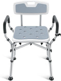 BRITULIF Heavy Duty Shower Chair - 550lbs Capacity