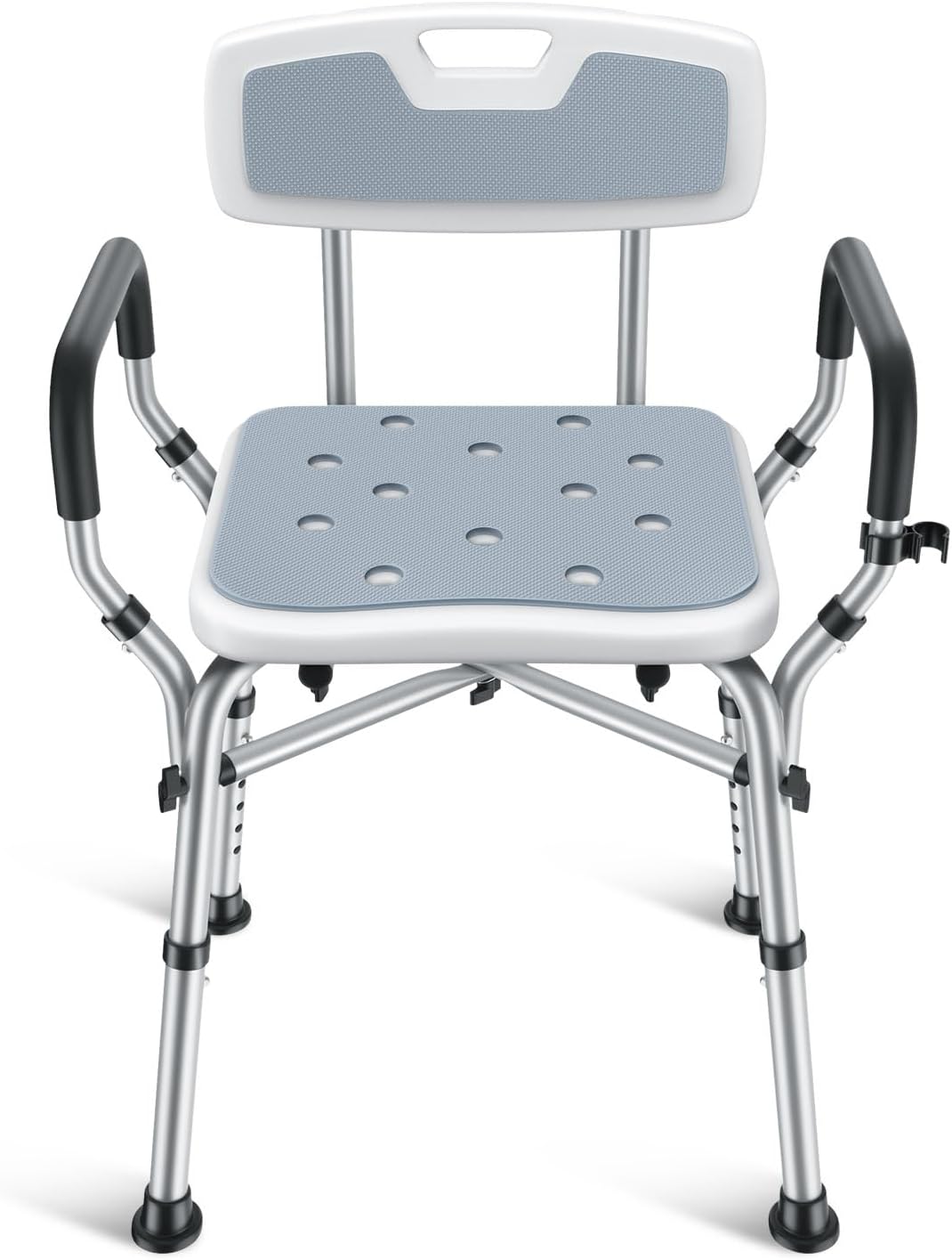 BRITULIF Heavy Duty Shower Chair - 550lbs Capacity