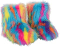 Gegefur Kids Faux Fur Snow Boots for Girls and Boys - Warm, Fluffy