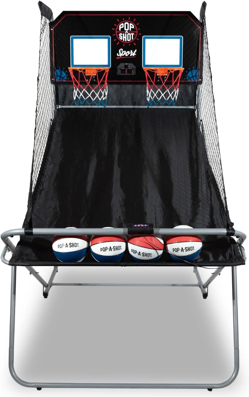 Pop-A-Shot Dual Shot Sport Arcade Basketball Game for Home Fun