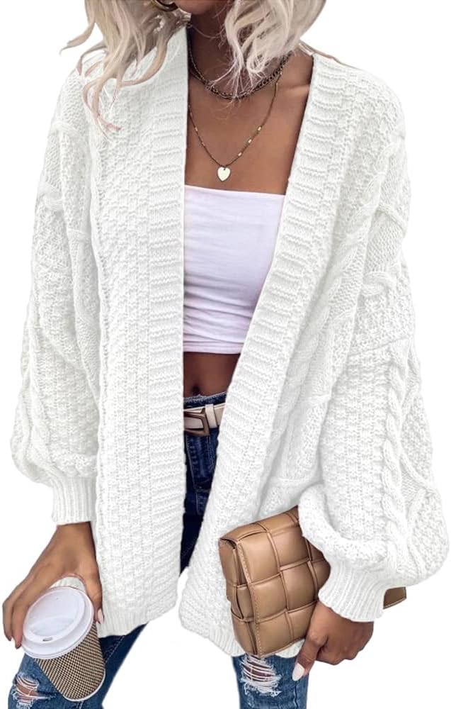 Dyexces Womens Oversized Cardigan Sweaters for Cozy Style