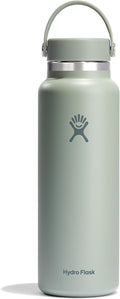Hydro Flask Water Bottle 40 oz Wide Mouth - Keeps Drinks Cold 24H