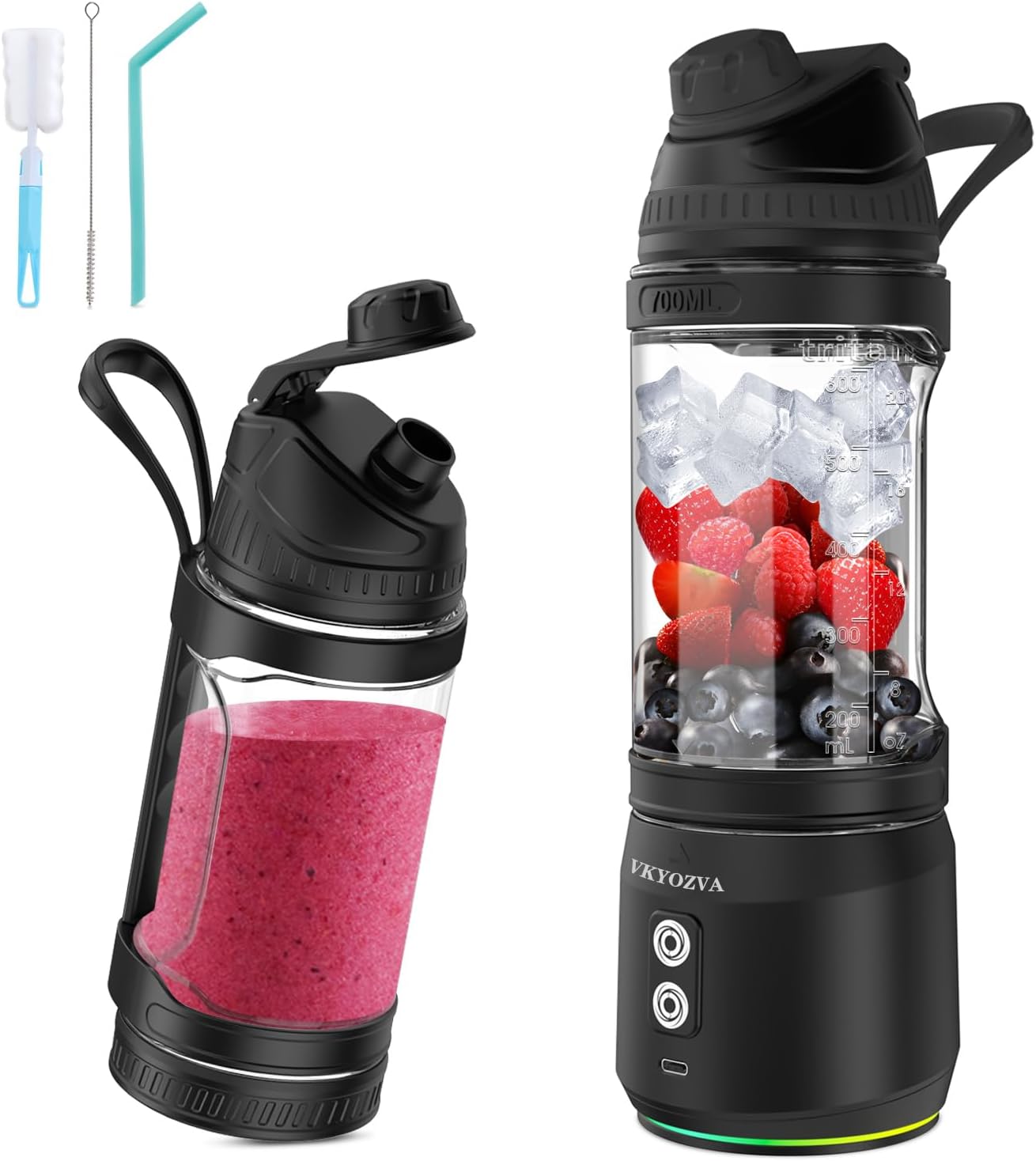 Portable Rechargeable Blender for Shakes & Smoothies