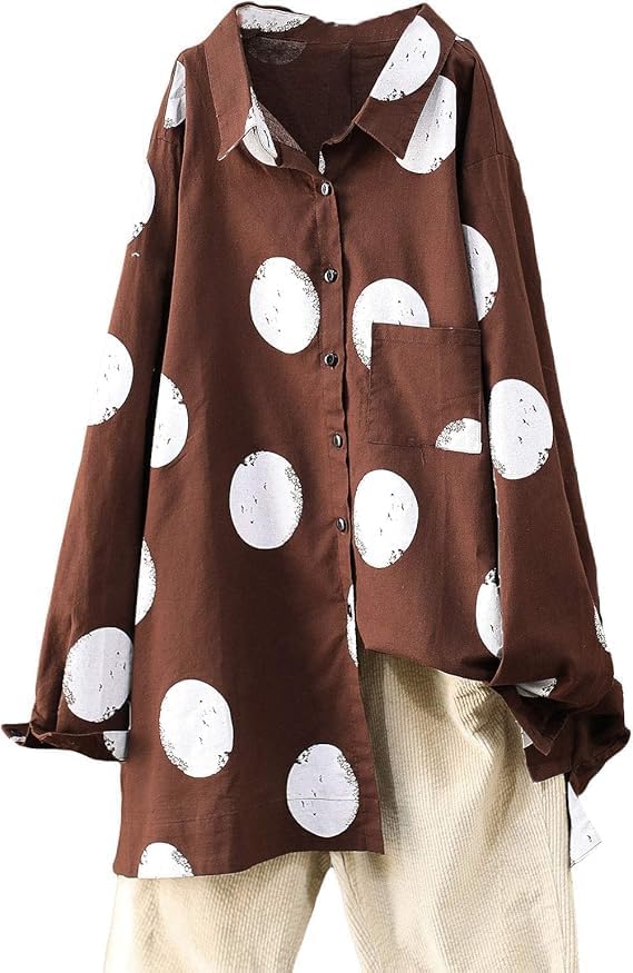 Minibee Women's Button Down Tunic Tops for Stylish Comfort