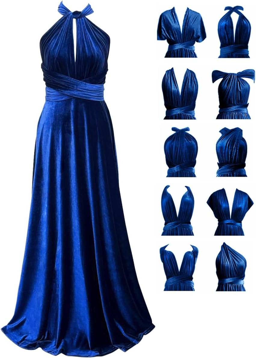 Versatile Velvet Infinity Dress for All Occasions and Sizes
