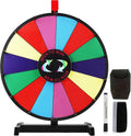 24 Inch Tabletop Spinning Wheel with 14 Slots - Dry Erase Prize Wheel
