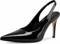 Slingback Heels for Women Pointed Toe Stiletto Pumps - 2.95 in