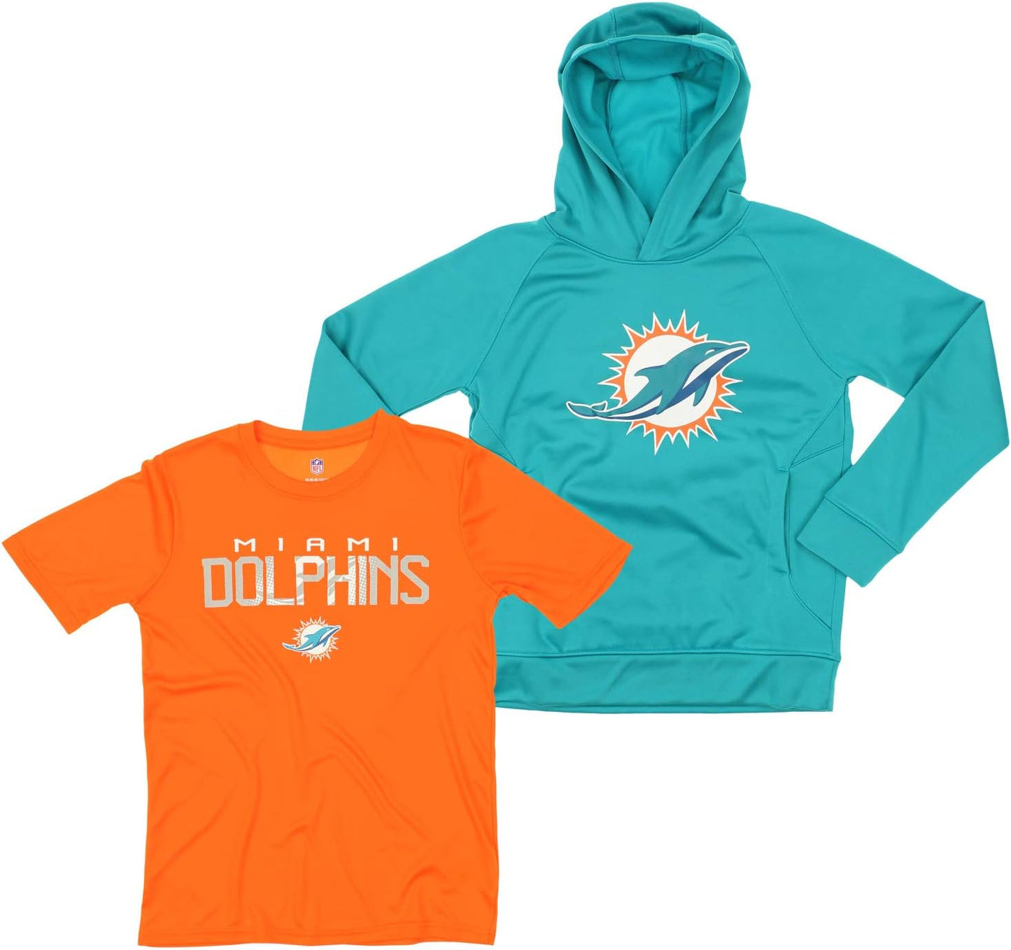 Outerstuff NFL Youth Boys Performance Hoodie and Tee Combo Set