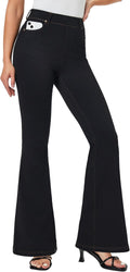 IUGA High Waisted Flare Bell Bottom Jeans for Women's Fashion