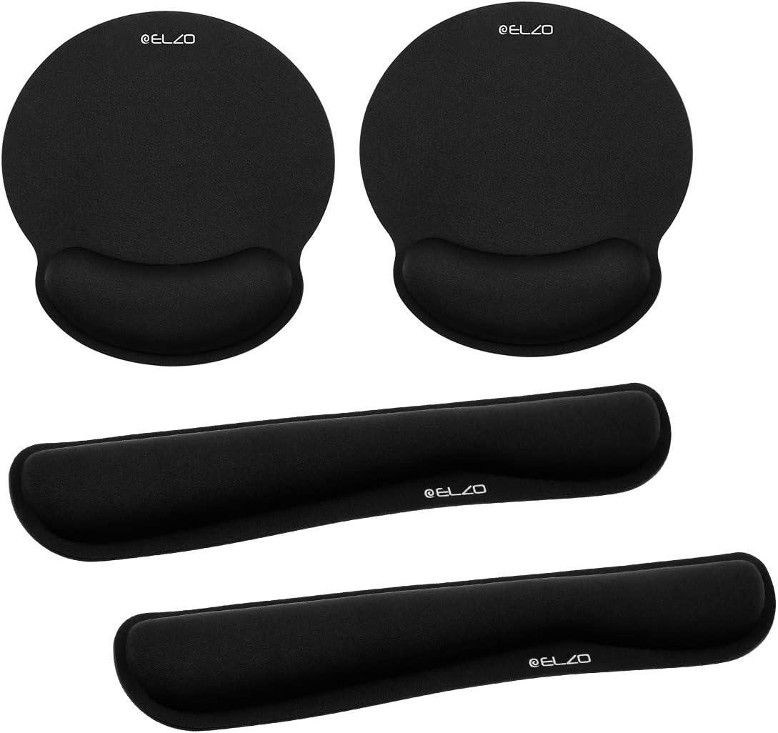 ELZO 2 Pack Memory Foam Wrist Rests: Comfort & Relief