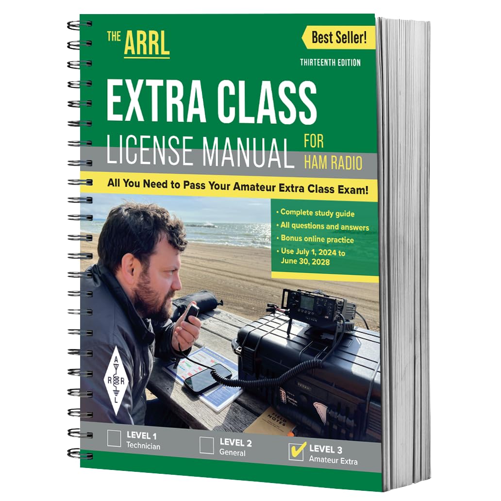 ARRL Extra Class License Manual for Ham Radio Study Guide