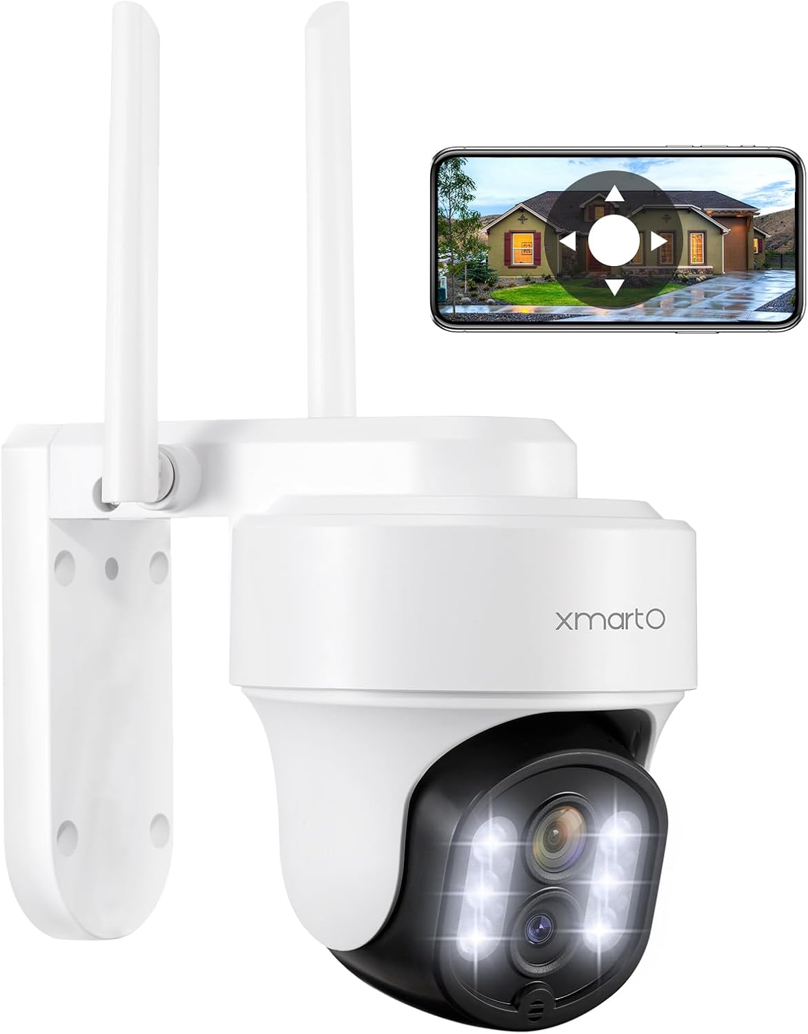10X Zoom Security Camera with Auto Tracking for Home Safety